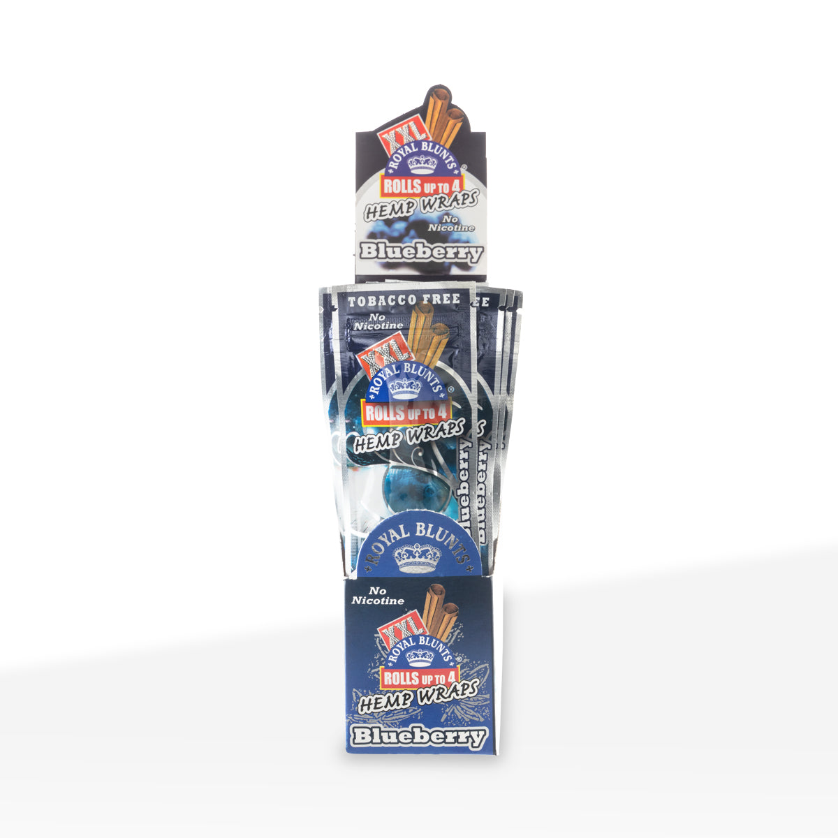 Royal Blunts® | XXL Hemp Wraps | Blueberry - 25 Count