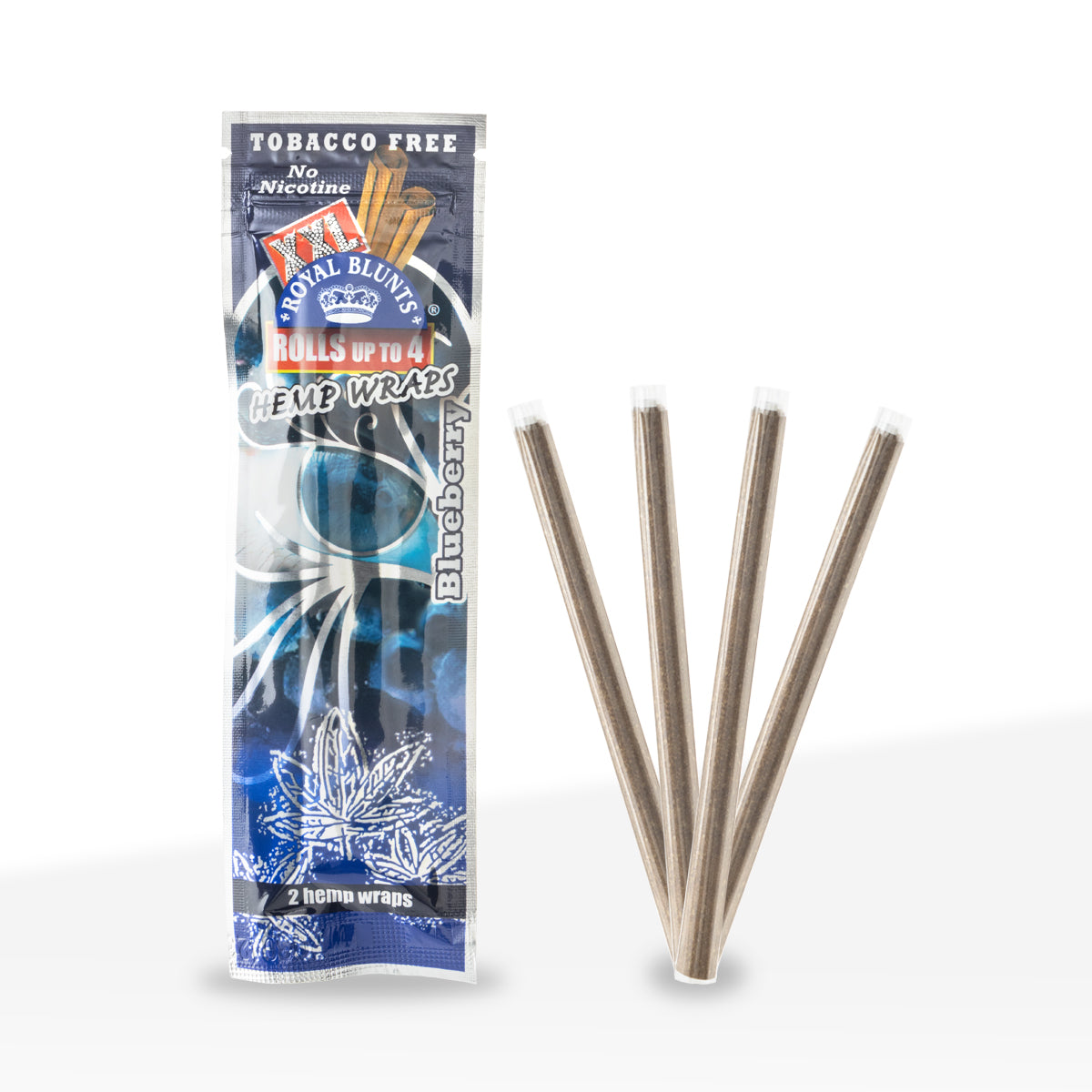 Royal Blunts® | XXL Hemp Wraps | Blueberry - 25 Count
