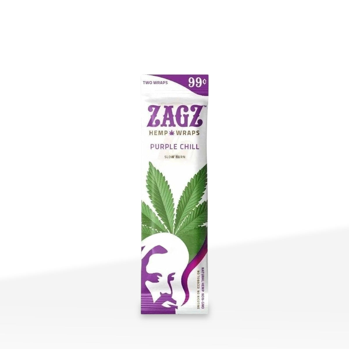 Zig-Zag® | ZAGZ Hemp Blunt Wraps | Purple Chill - 25 Count