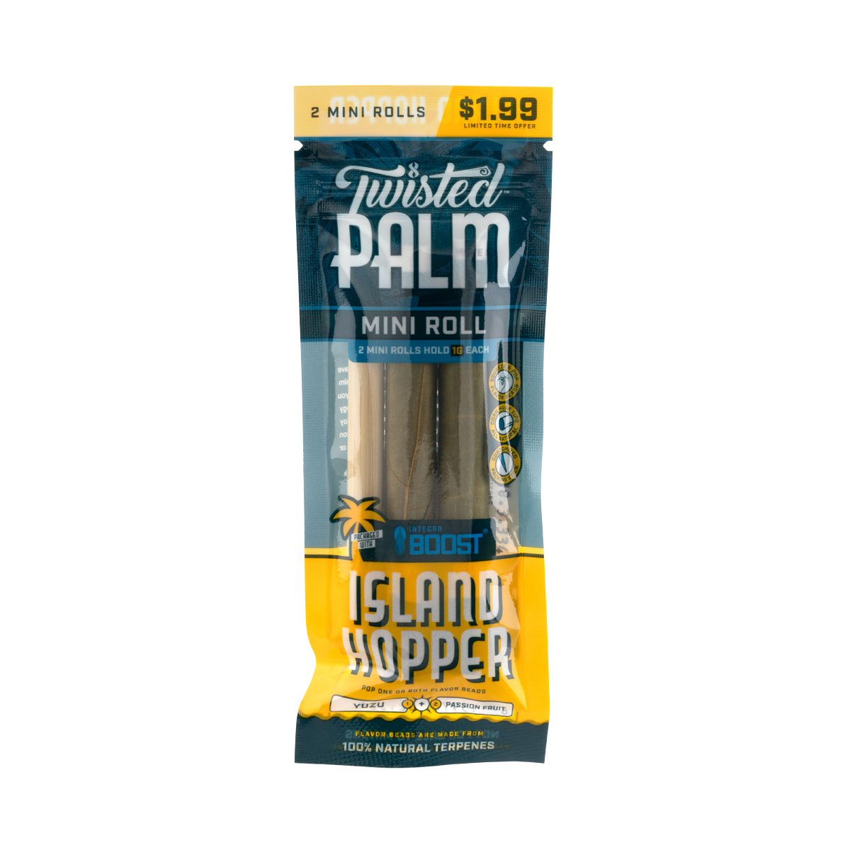 Twisted Wraps | Mini Palm Leaf Rolls | Island Hopper - 15 Count