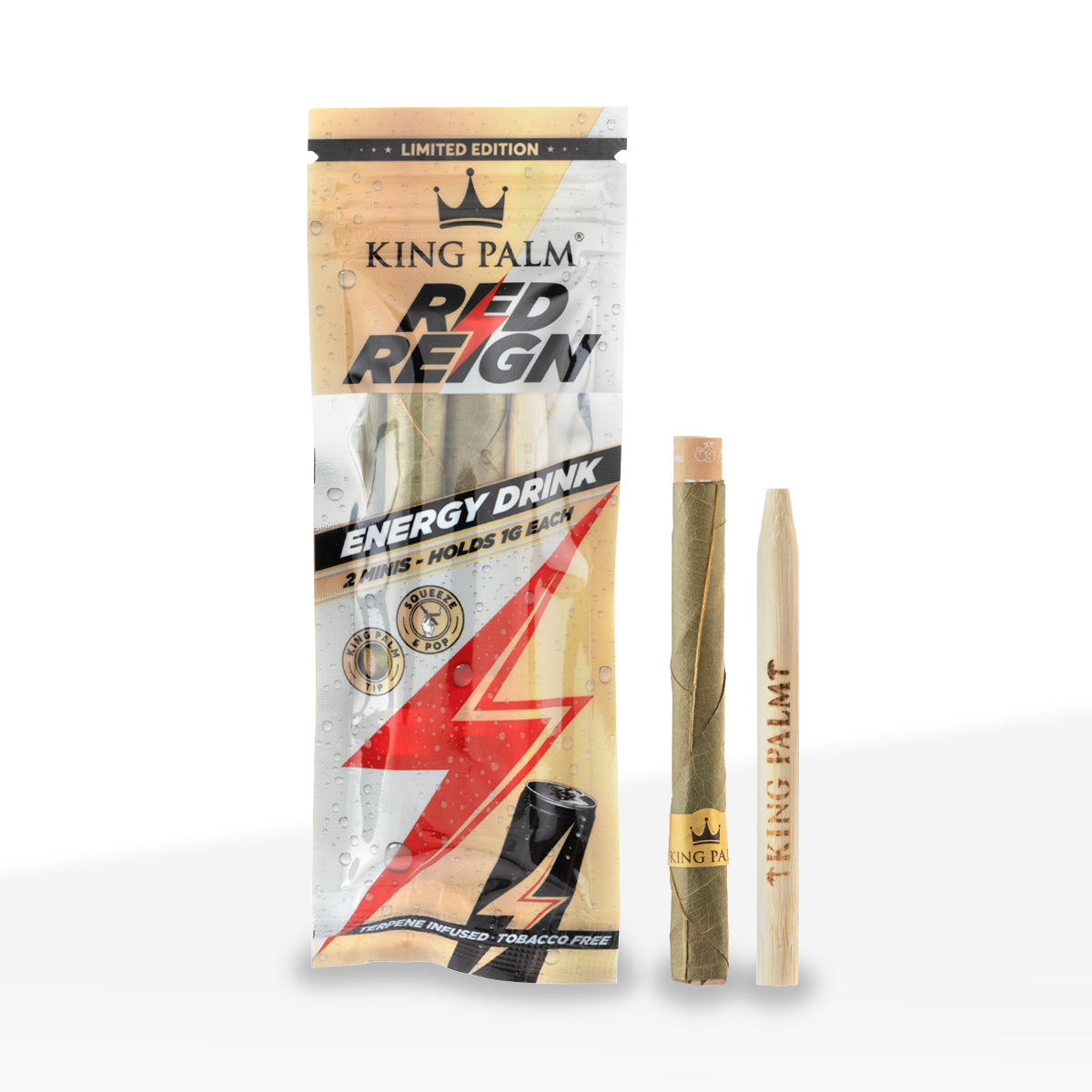 King Palm™ | Mini 2-Pack Rolls | 84mm - Various Flavors - 20 Count