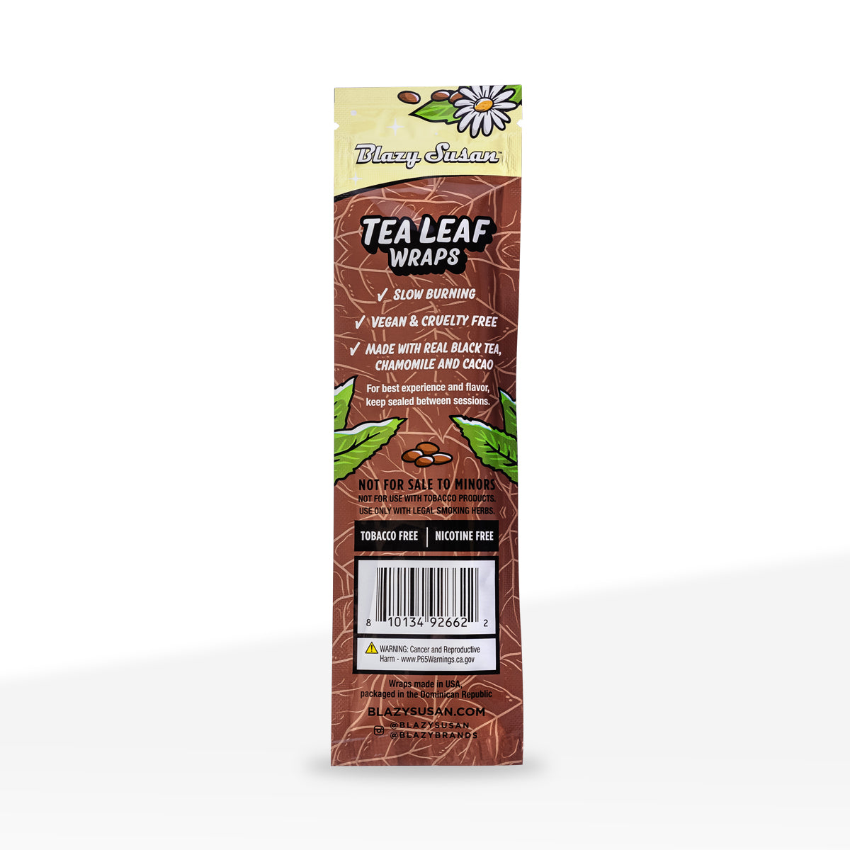 Blazy Susan Tea Leaf Blunt Wraps Tobacco Free