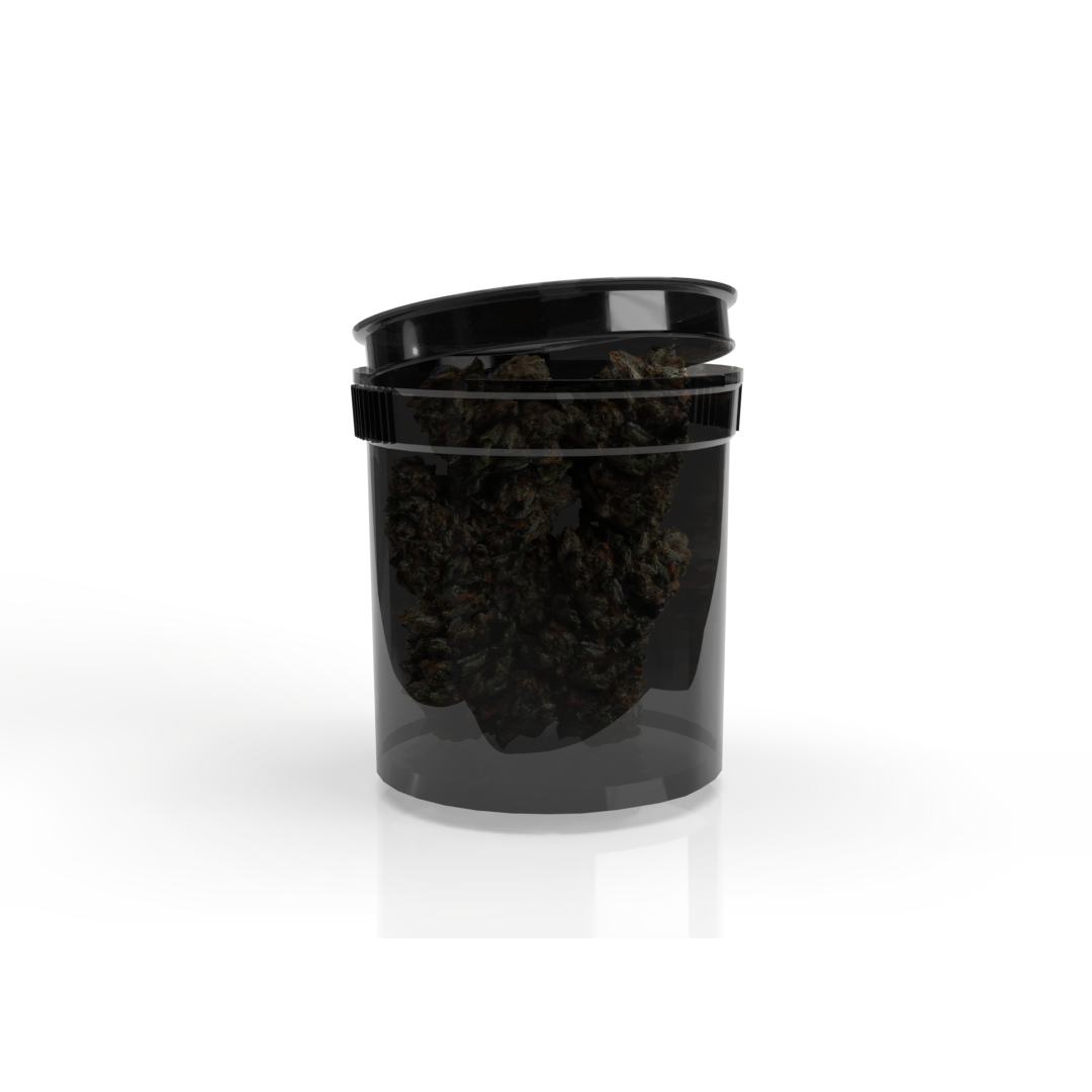 Plastic Pop Top Bottles | 90 Dram - 28 Grams - 45 Count - Various Colors - Flower - Biohazard Inc