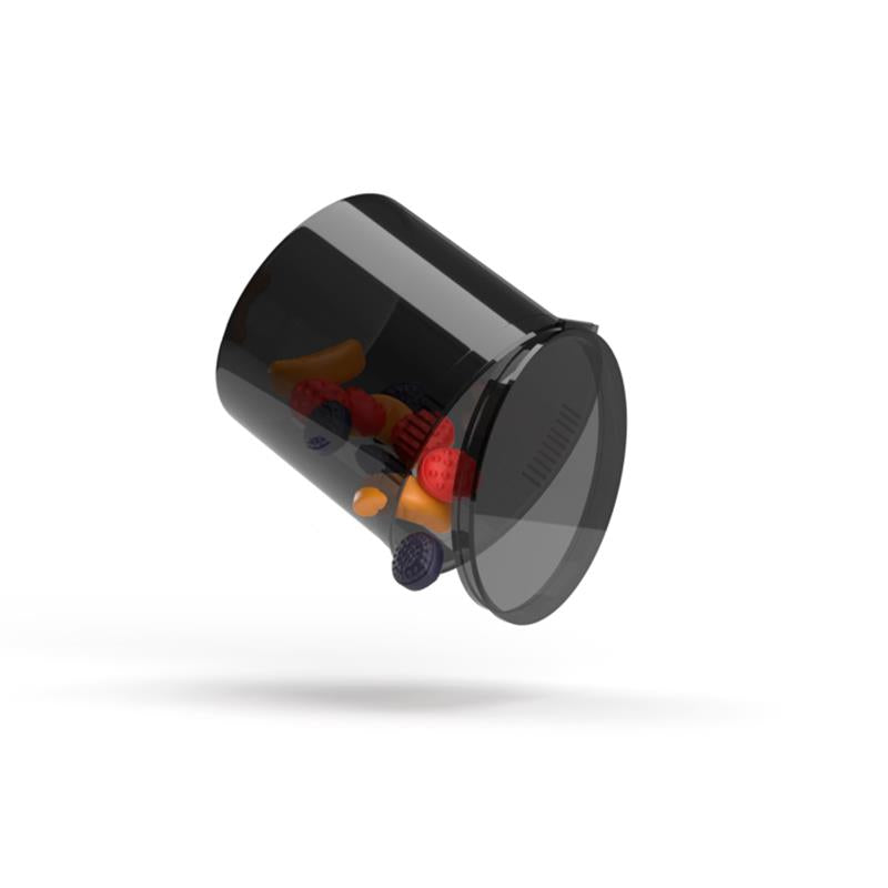 Plastic Pop Top Bottles | 90 Dram - 28 Grams - 45 Count - Various Colors - Edibles - Biohazard Inc