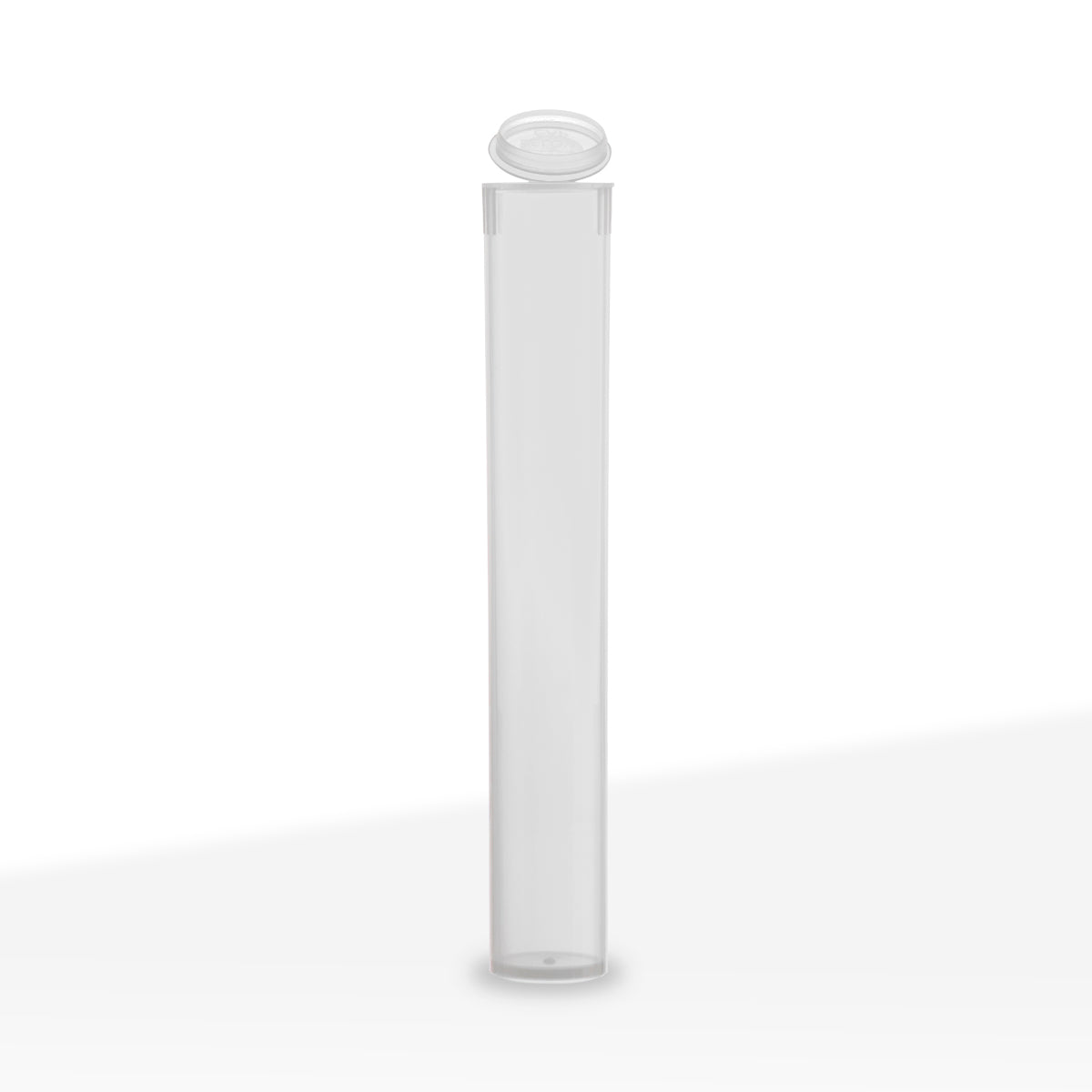 Child-Resistant | USA Made Pre-Roll Plastic Tubes | 116mm - Clear - 1000 Count - Biohazard Inc