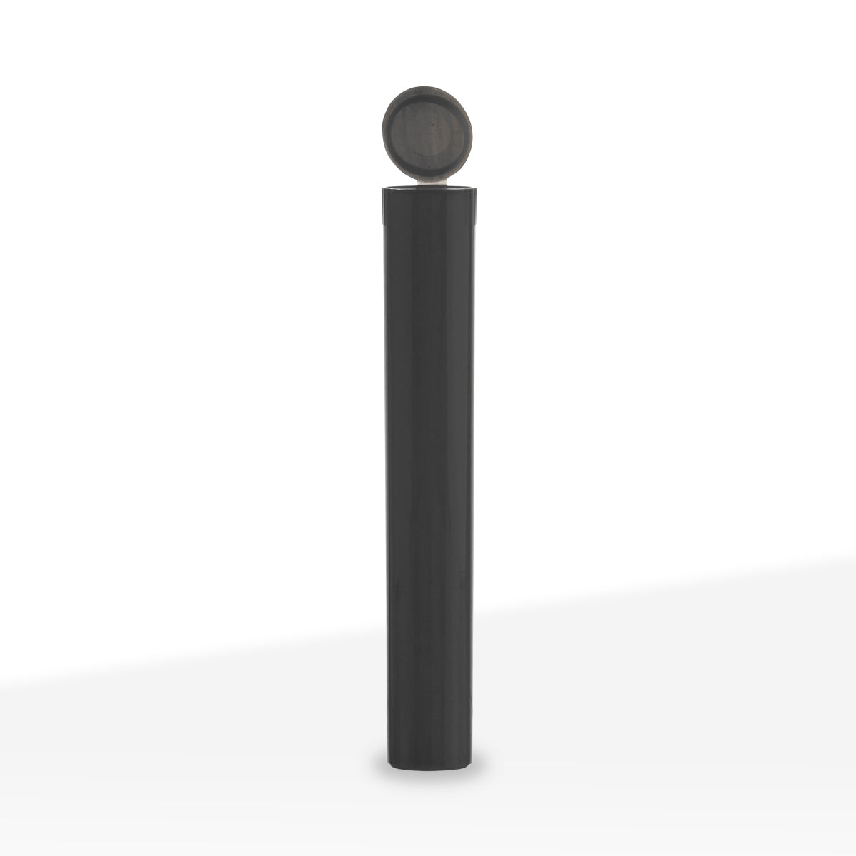 Child-Resistant | USA Made Pre-Roll Plastic Tubes | 116mm - Opaque Black - 1000 Count - Biohazard Inc