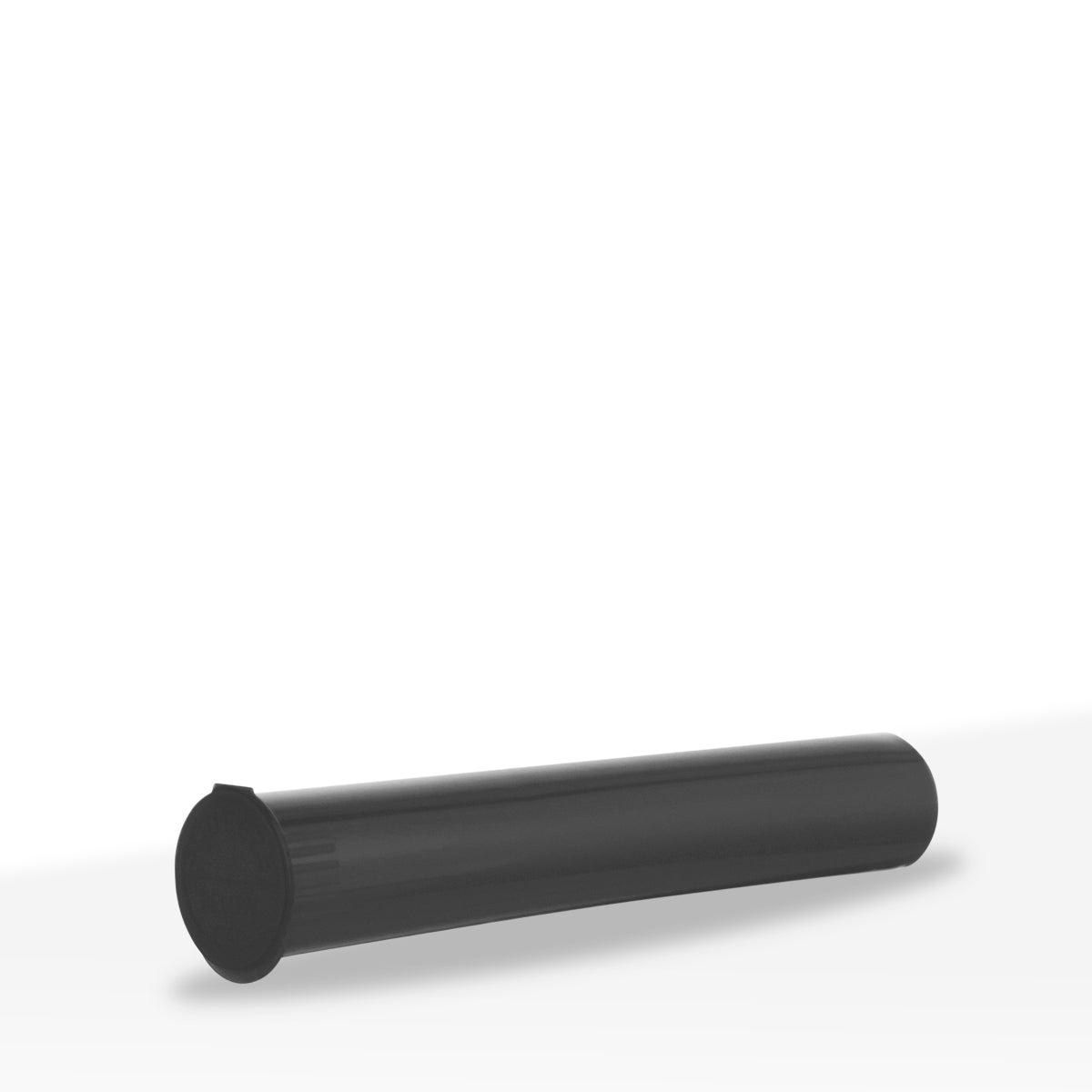 Child-Resistant | USA Made Pre-Roll Plastic Tubes | 116mm - Opaque Black - 1000 Count - Biohazard Inc