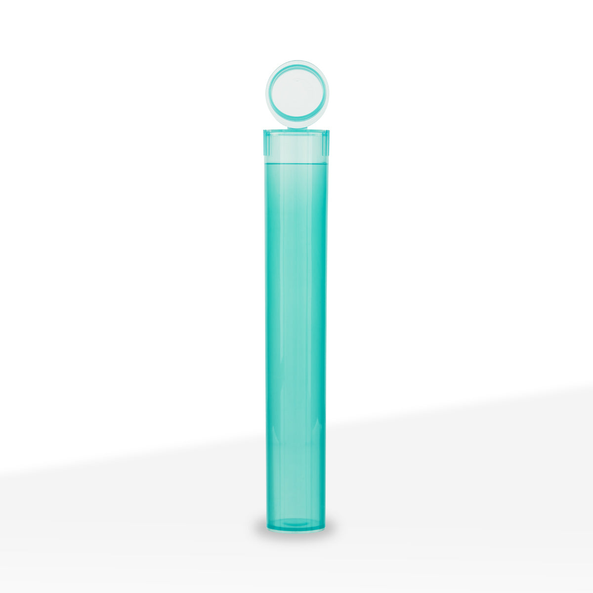 Child-Resistant | USA Made Pre-Roll Plastic Tubes | 116mm - Turquoise - 1000 Count - Biohazard Inc