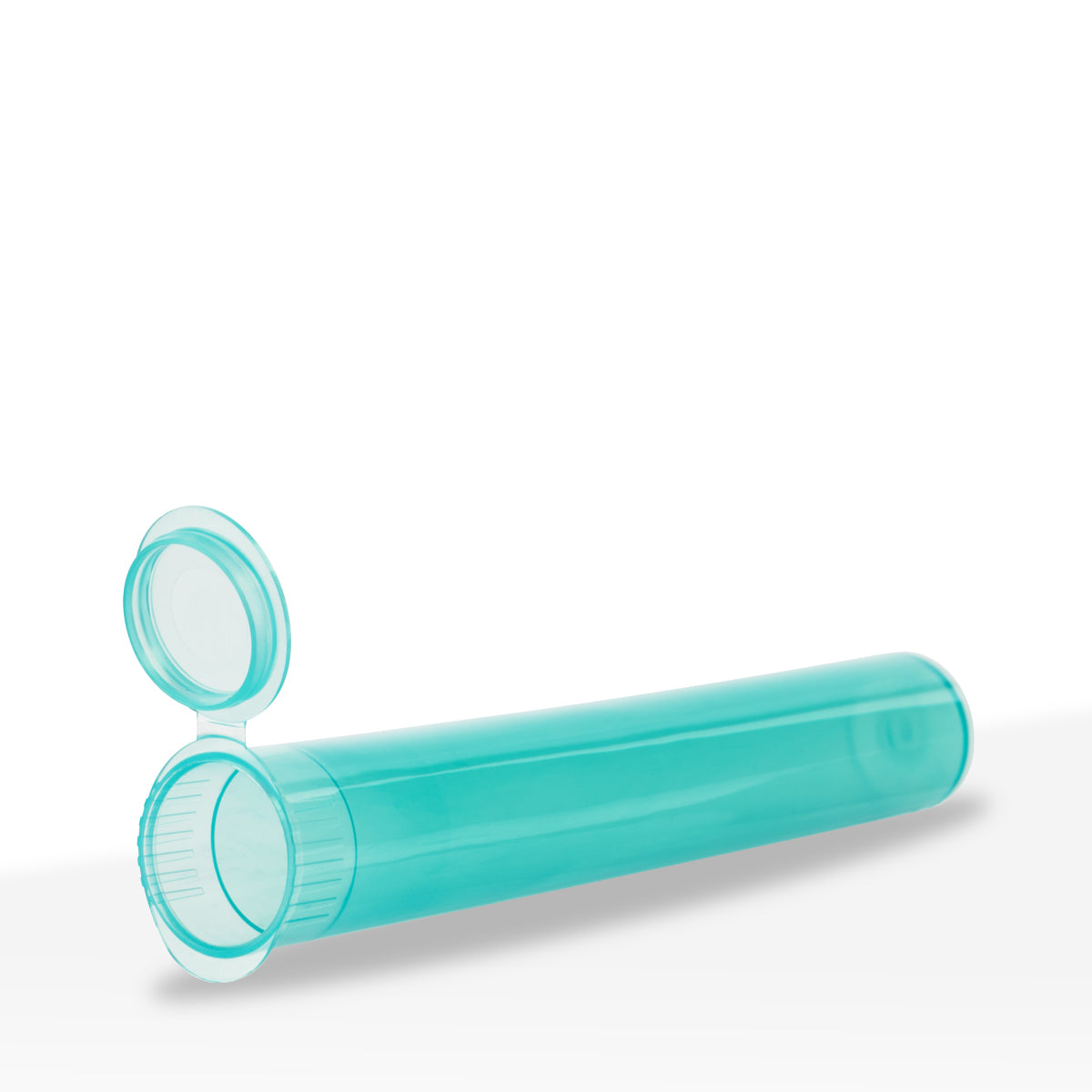 Child-Resistant | USA Made Pre-Roll Plastic Tubes | 116mm - Turquoise - 1000 Count - Biohazard Inc