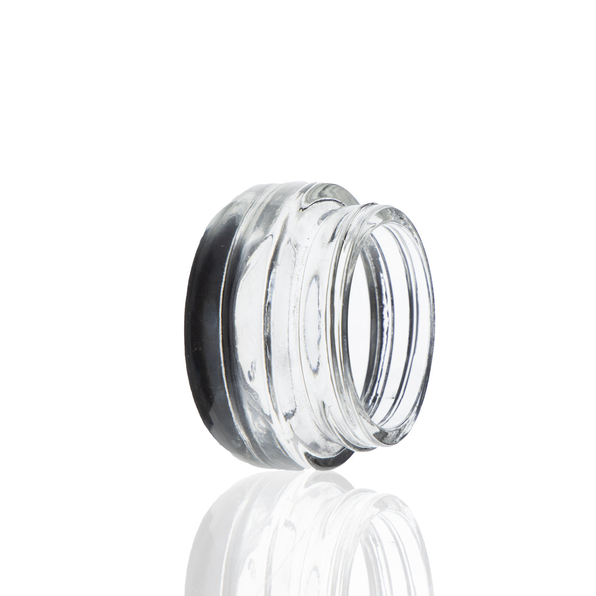 Glass Jars | Rounded Base 53/400 Thread | 1oz - Clear - Various Counts