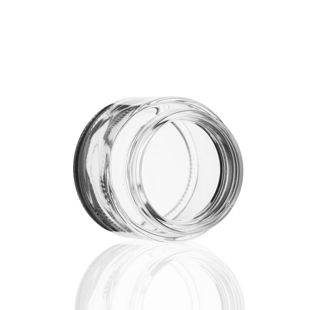 Glass Jars | Straight Sided 53/400 Thread | 2oz - Clear - 200 Count Biohazard Inc