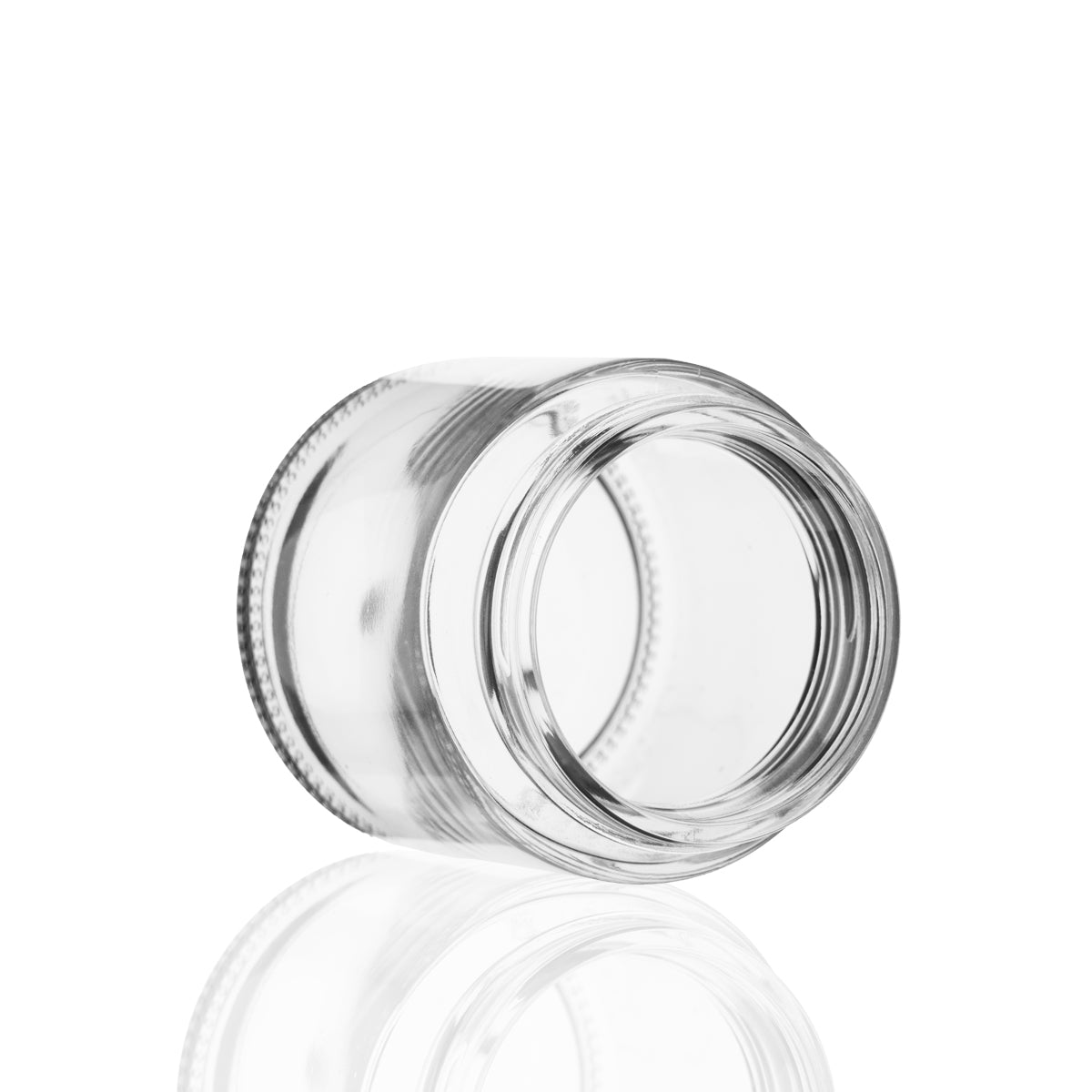 Glass Jars | Straight Sided 53/400 Thread | 3oz - Clear - 150 Count - Biohazard Inc