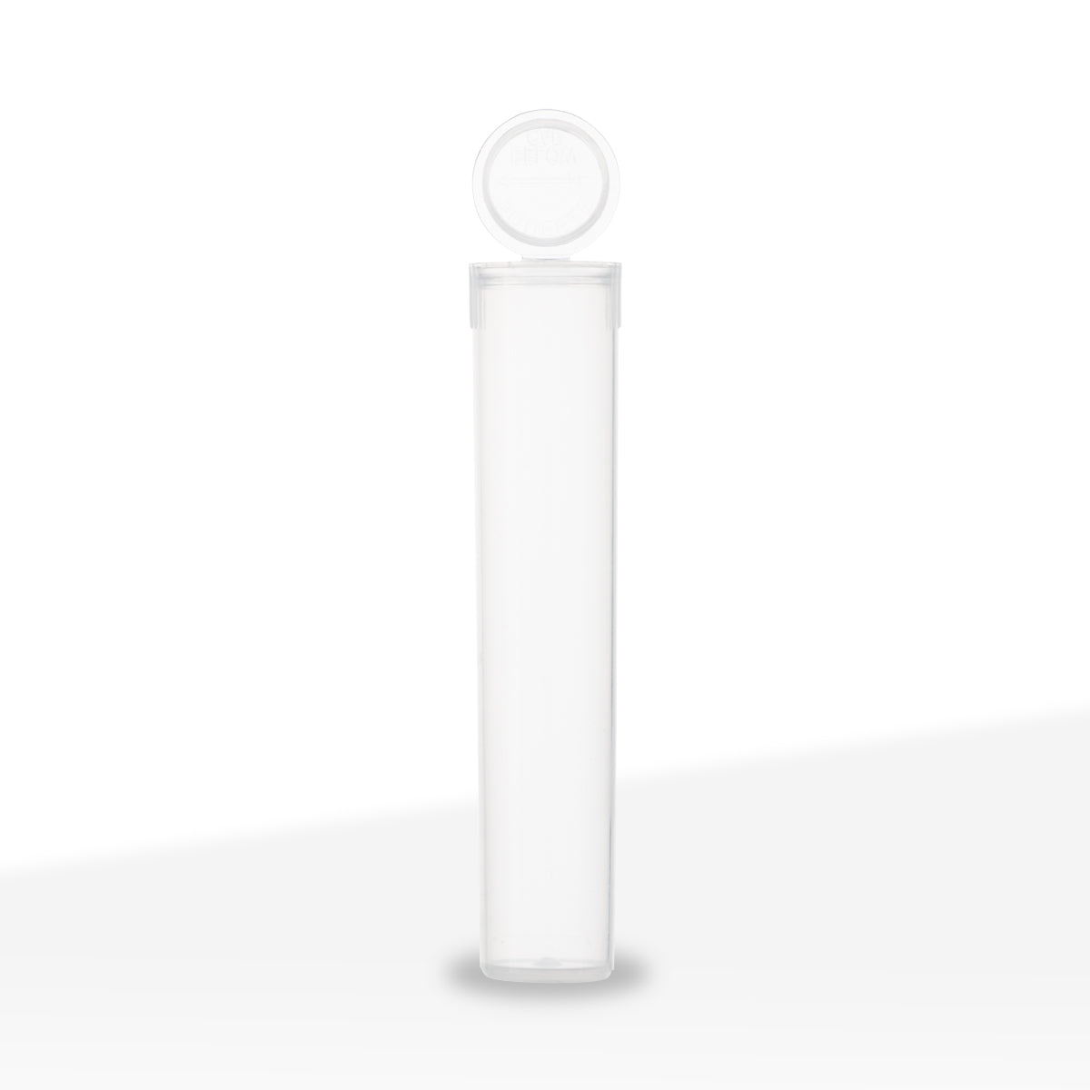Child Resistant | Pop Top Plastic Cart Tubes | 71mm - Clear - 1,000 Count - Biohazard Inc
