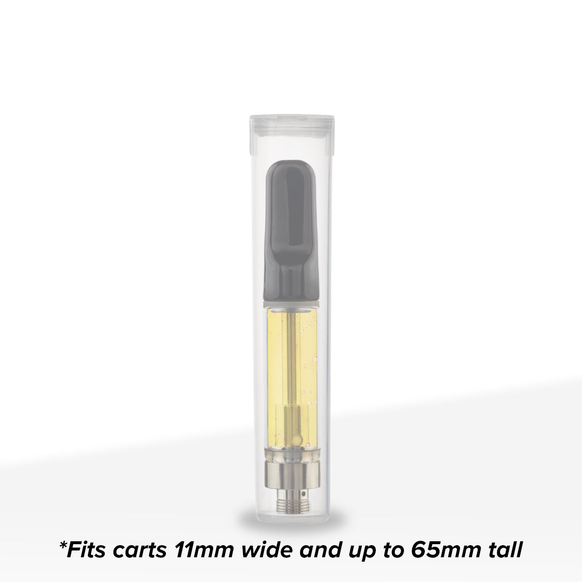 Child Resistant | Pop Top Plastic Cart Tubes | 71mm - Clear - 1,000 Count - Biohazard Inc