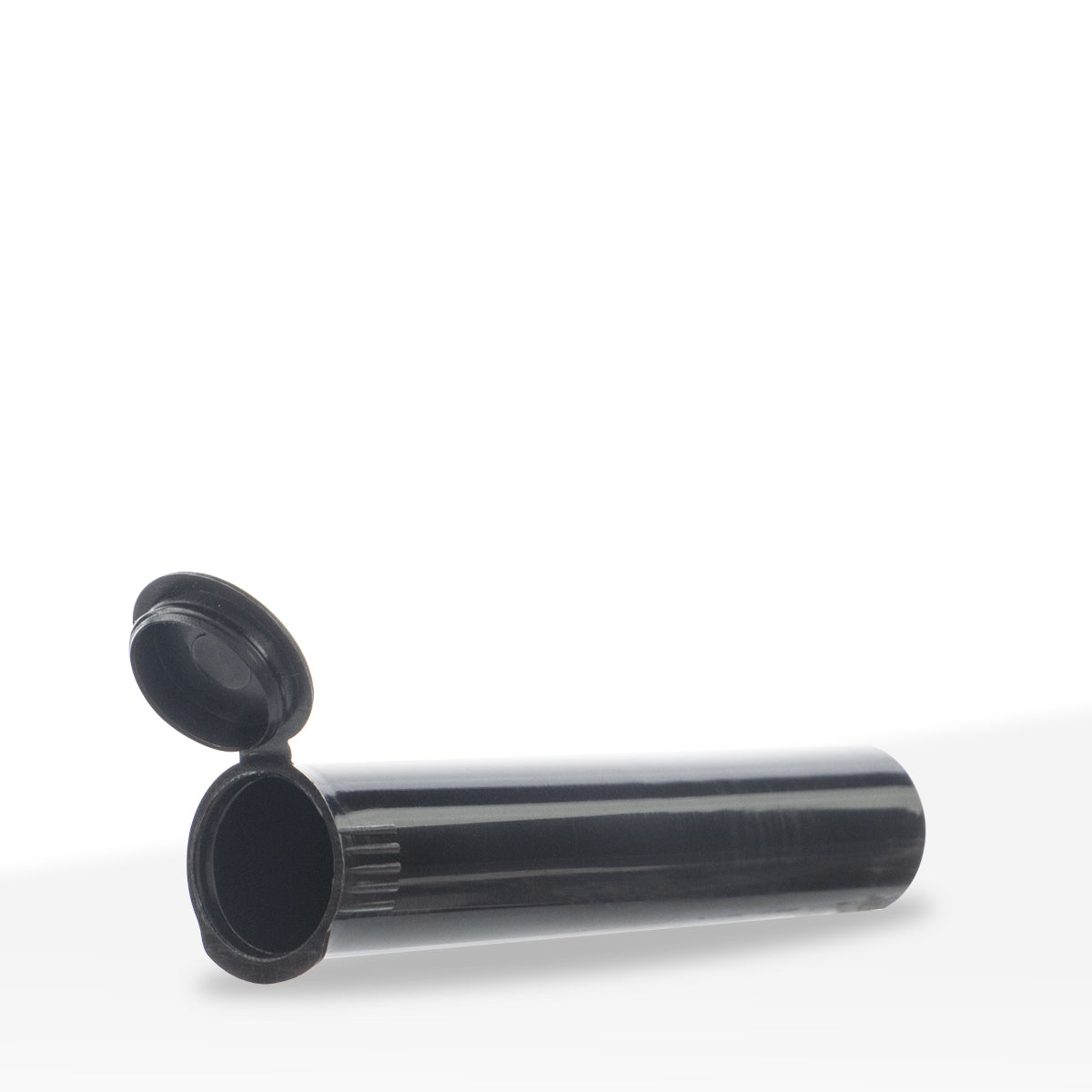 Child Resistant | Pop Top Plastic Cart Tubes | 71mm - Opaque Black - 1,000 Count