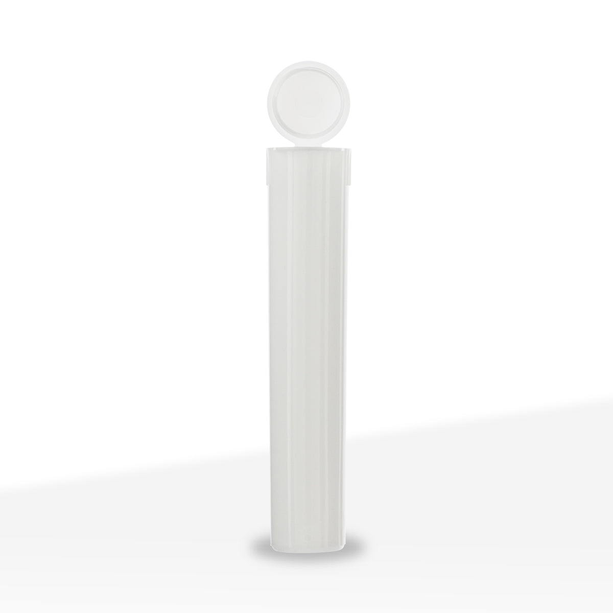 Child Resistant | Pop Top Plastic Cart Tubes | 71mm - Opaque White - 1,000 Count