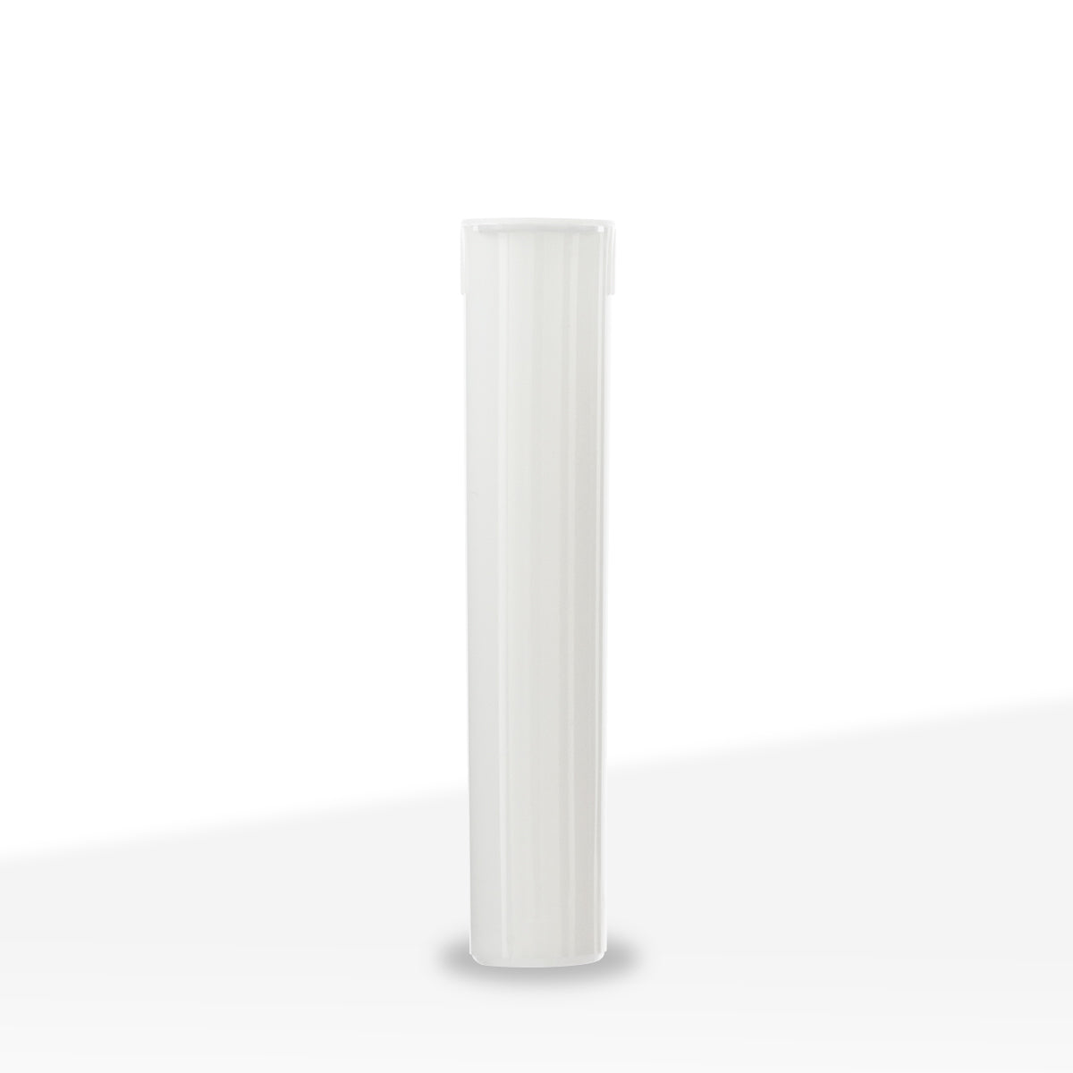 Child Resistant | Pop Top Plastic Cart Tubes | 71mm - Opaque White - 1,000 Count