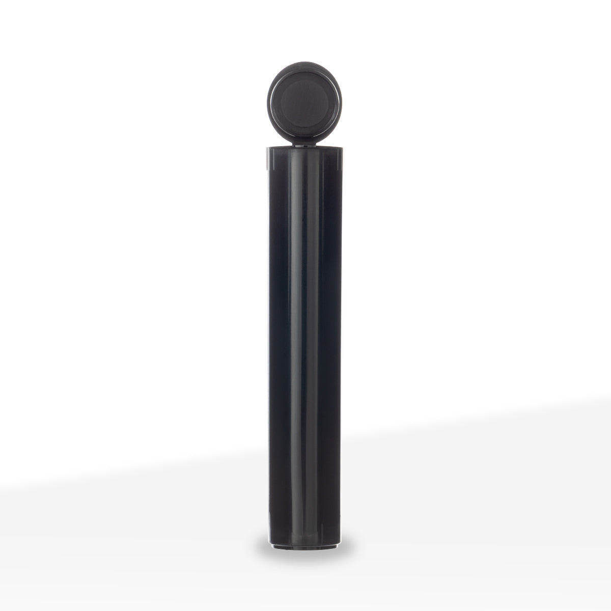 Child Resistant | Pop Top Plastic Pre-Roll Tubes | 98mm - Opaque Black - 1000 Count Biohazard Inc