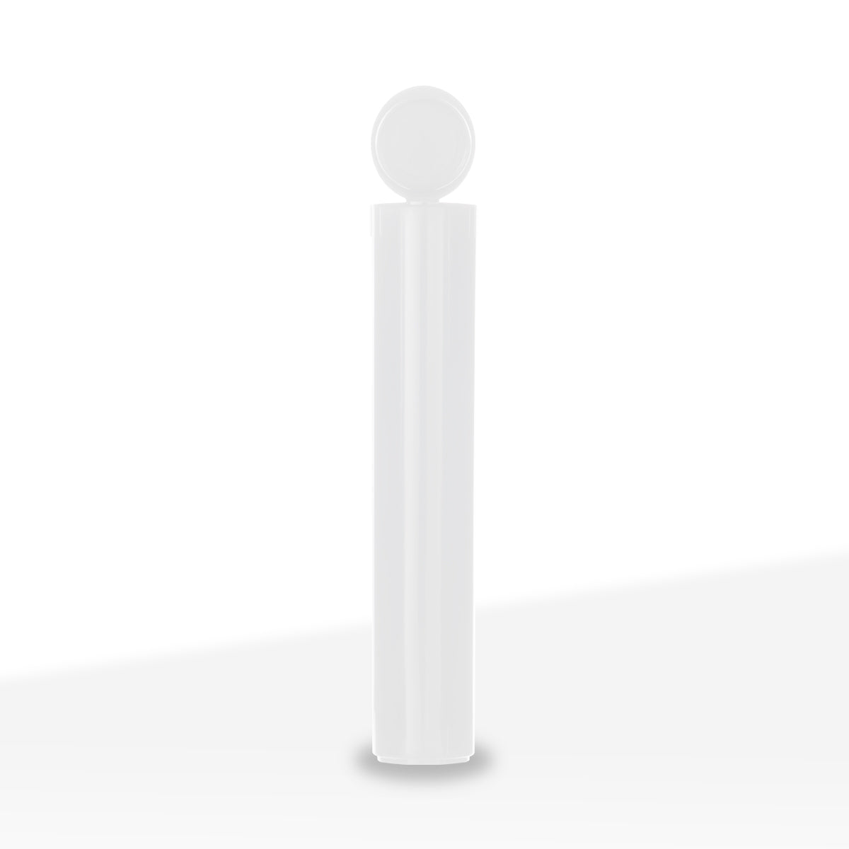Child-Resistant | Plastic Pre-Roll Tubes | 98mm - Opaque White - 1000 Count - Biohazard Inc