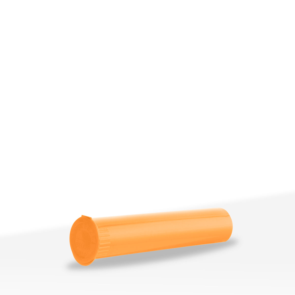 Child Resistant | Pop Top Plastic Pre-Roll Tubes | 95mm - Opaque Orange - 1000 Count - Biohazard Inc