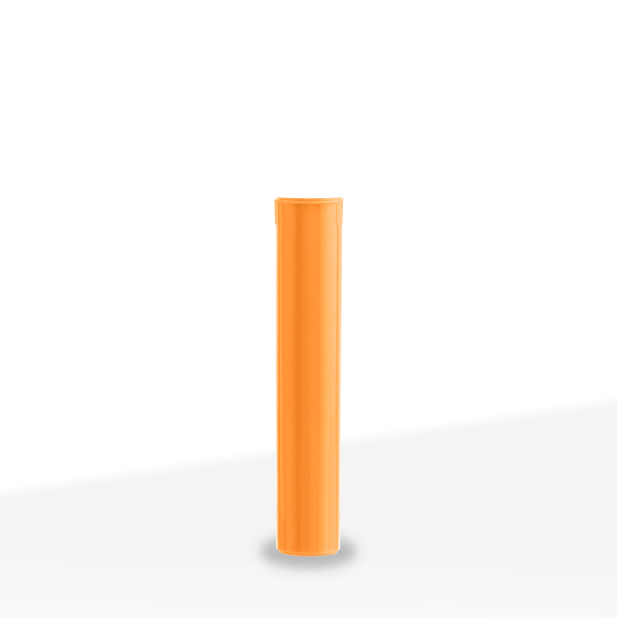 Child Resistant | Pop Top Plastic Pre-Roll Tubes | 95mm - Opaque Orange - 1000 Count - Biohazard Inc