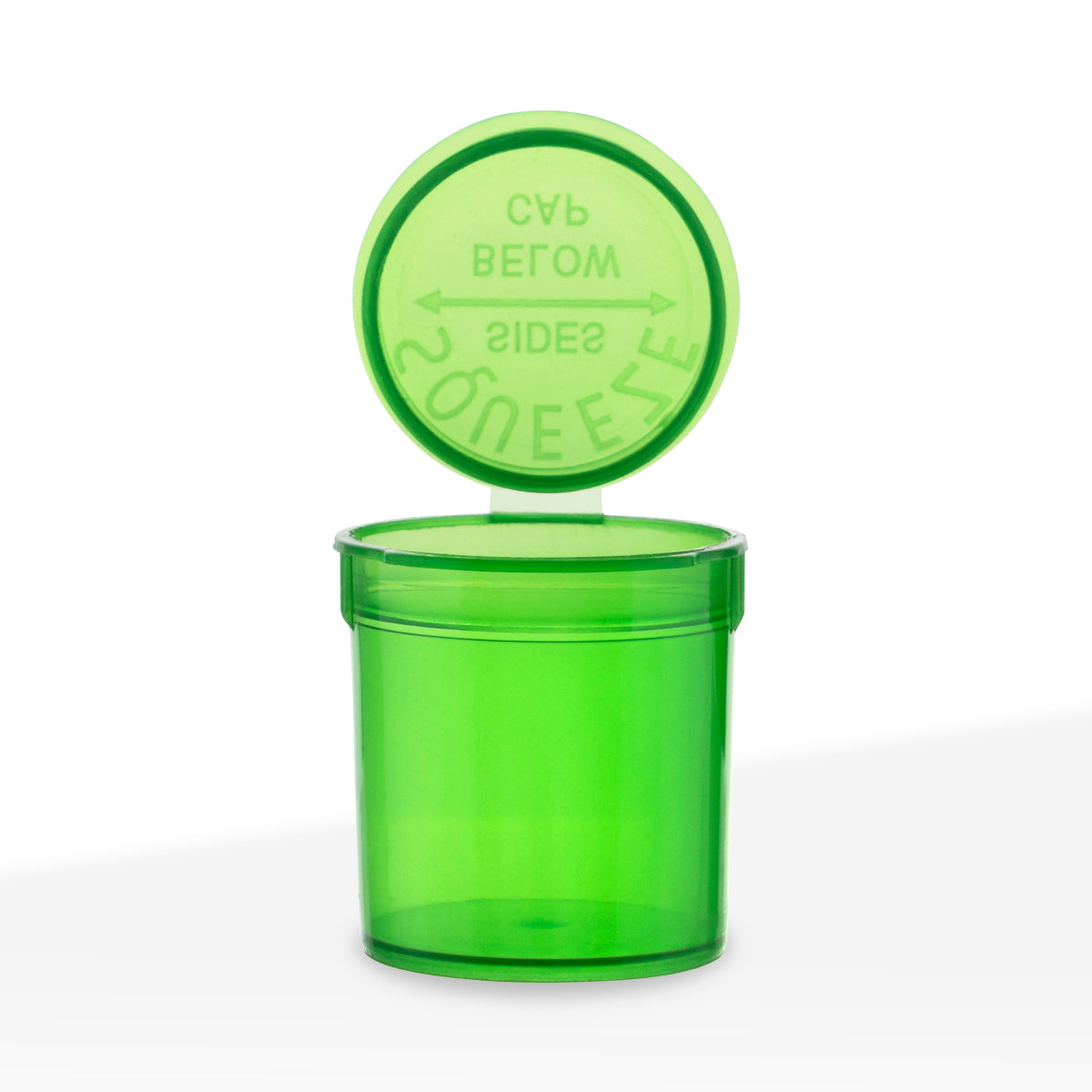 Child-Resistant Plastic Pop Top Bottles | 6 Dram - 1 Gram | 600 Count | Various Colors