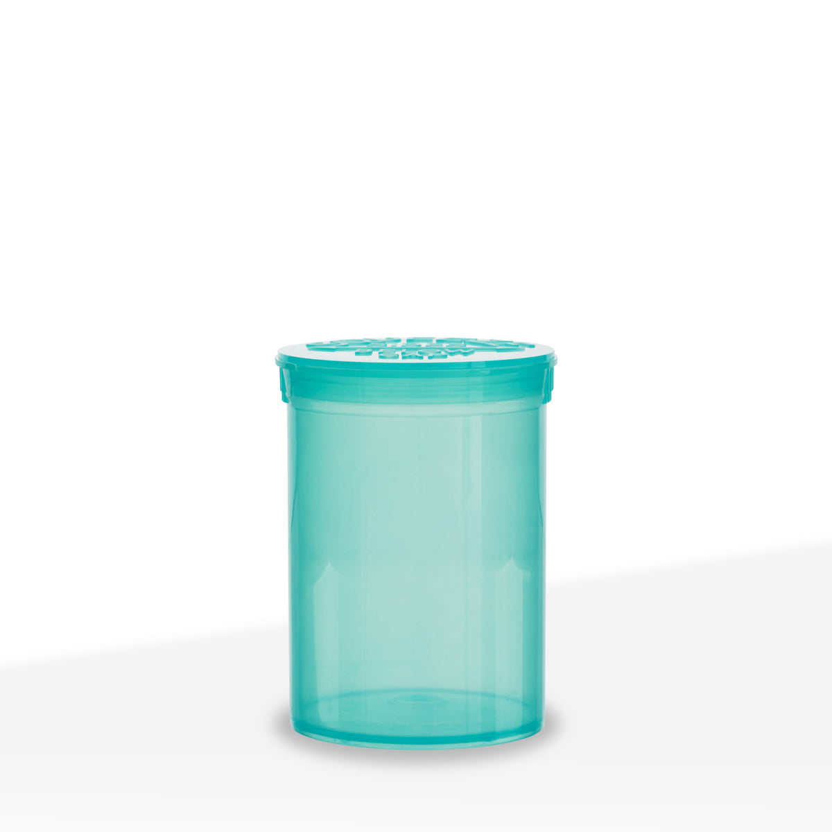 Child-Resistant Plastic Pop Top Bottles | 30 Dram - 7 Grams - 150 Count | Turquoise - Biohazard Inc