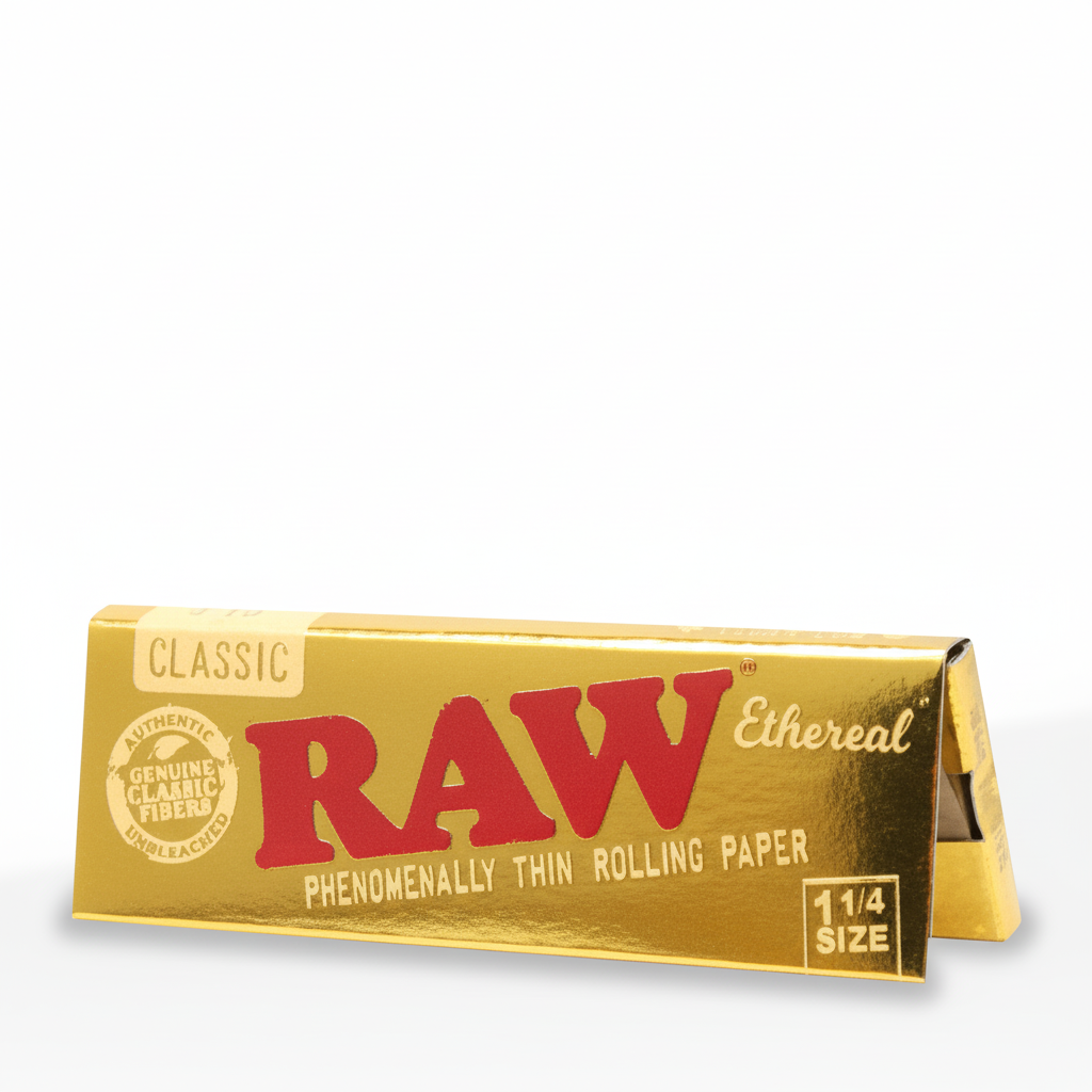 RAW® Ethereal Ultra-Thin Rolling Paper Various Sizes - Brown - 24 Count