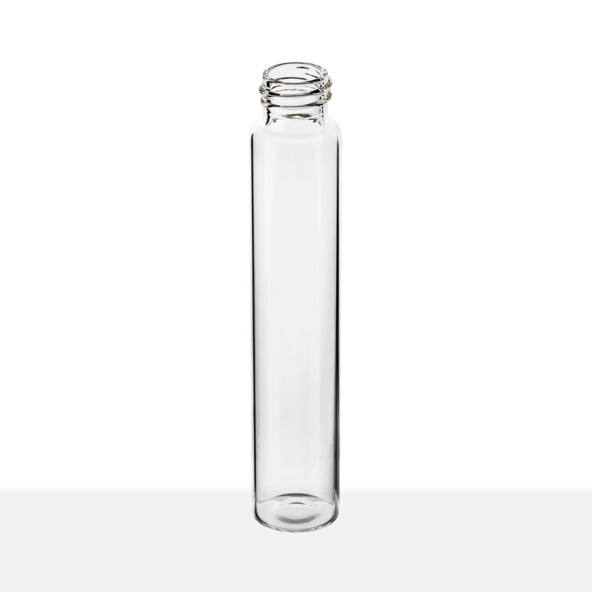 American Glass Vial | Pre-Roll Tube 18/400 Thread | 120mm - Clear - 203 Count - Biohazard Inc