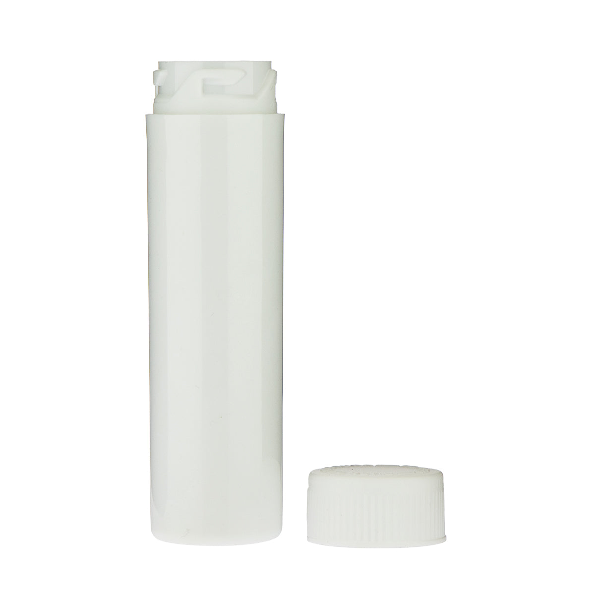 Child Resistant | Push & Turn Vape Cartridge White Tubes w/ White Caps | 78mm - 600 Count