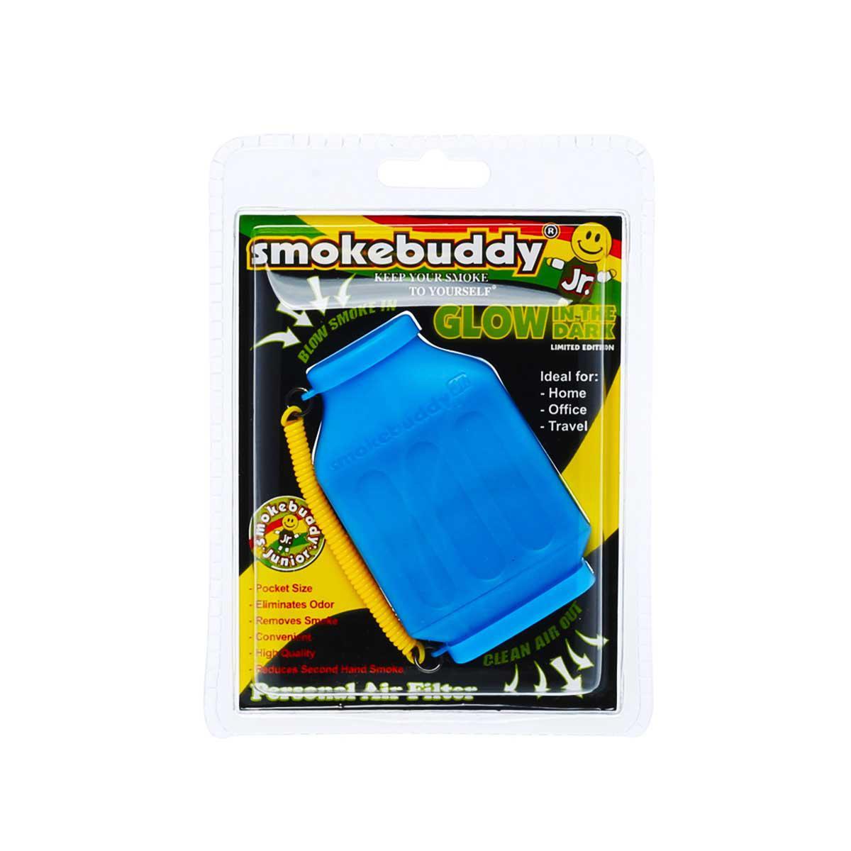 Smoke Buddy | Jr - Glow in the Dark Blue Biohazard Inc