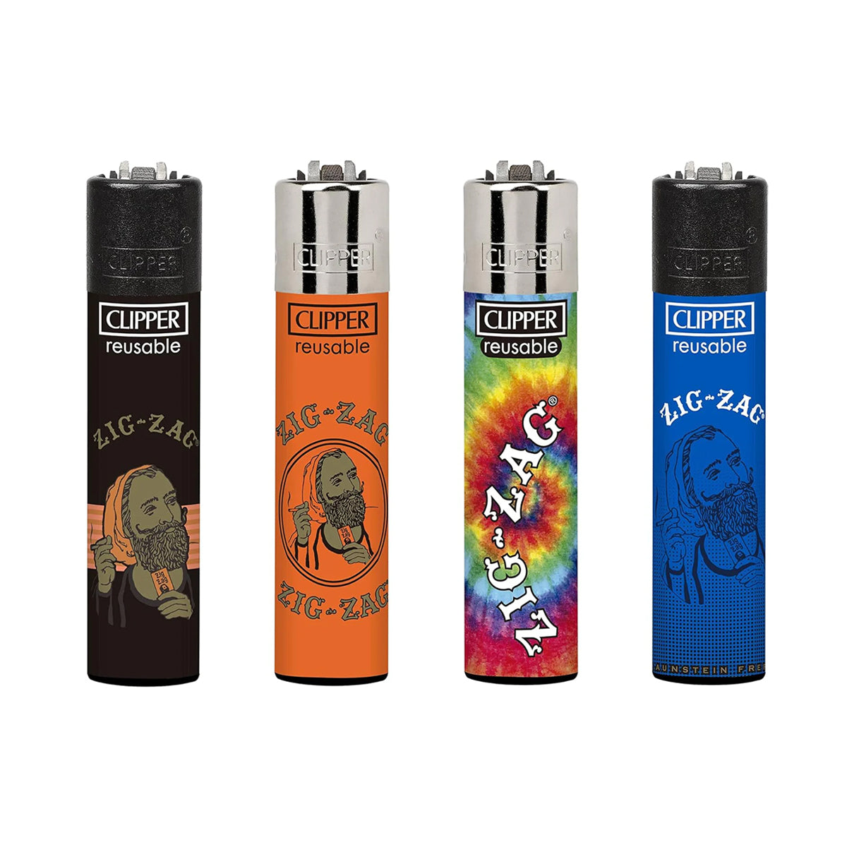 Clipper® Lighters | Zig-Zag Collection 2 | 48 Count