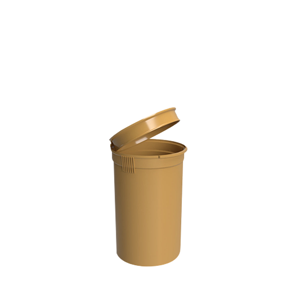 Child-Resistant Plastic Pop Top Bottles | 30 Dram - 7 Grams - 150 Count | Gold - Biohazard Inc