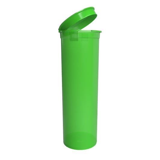 Child-Resistant Plastic Pop Top Bottles | 60 Dram - 14 Grams - 75 Count | Various Colors