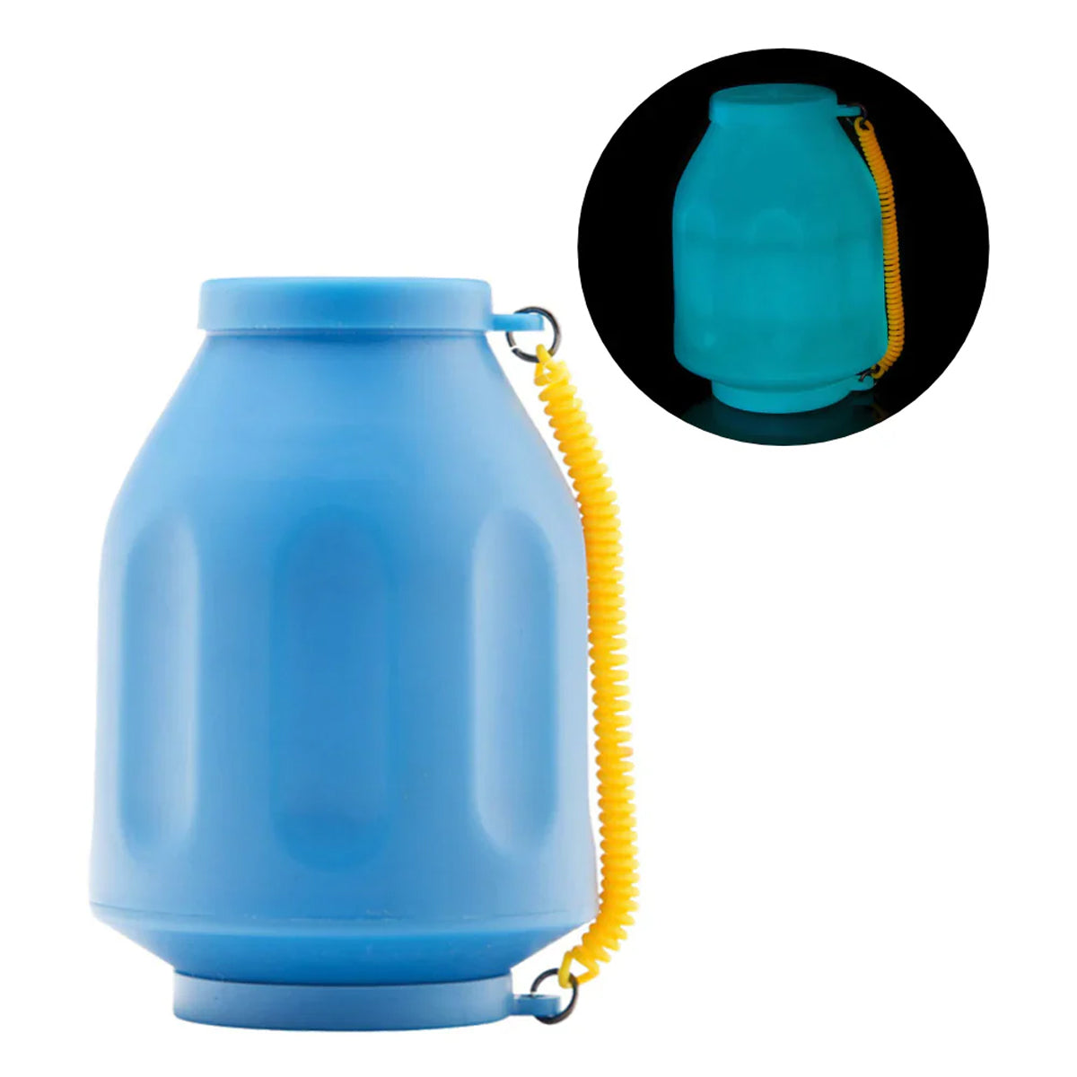 Smoke Buddy | Large - Glow in the Dark Blue Biohazard Inc