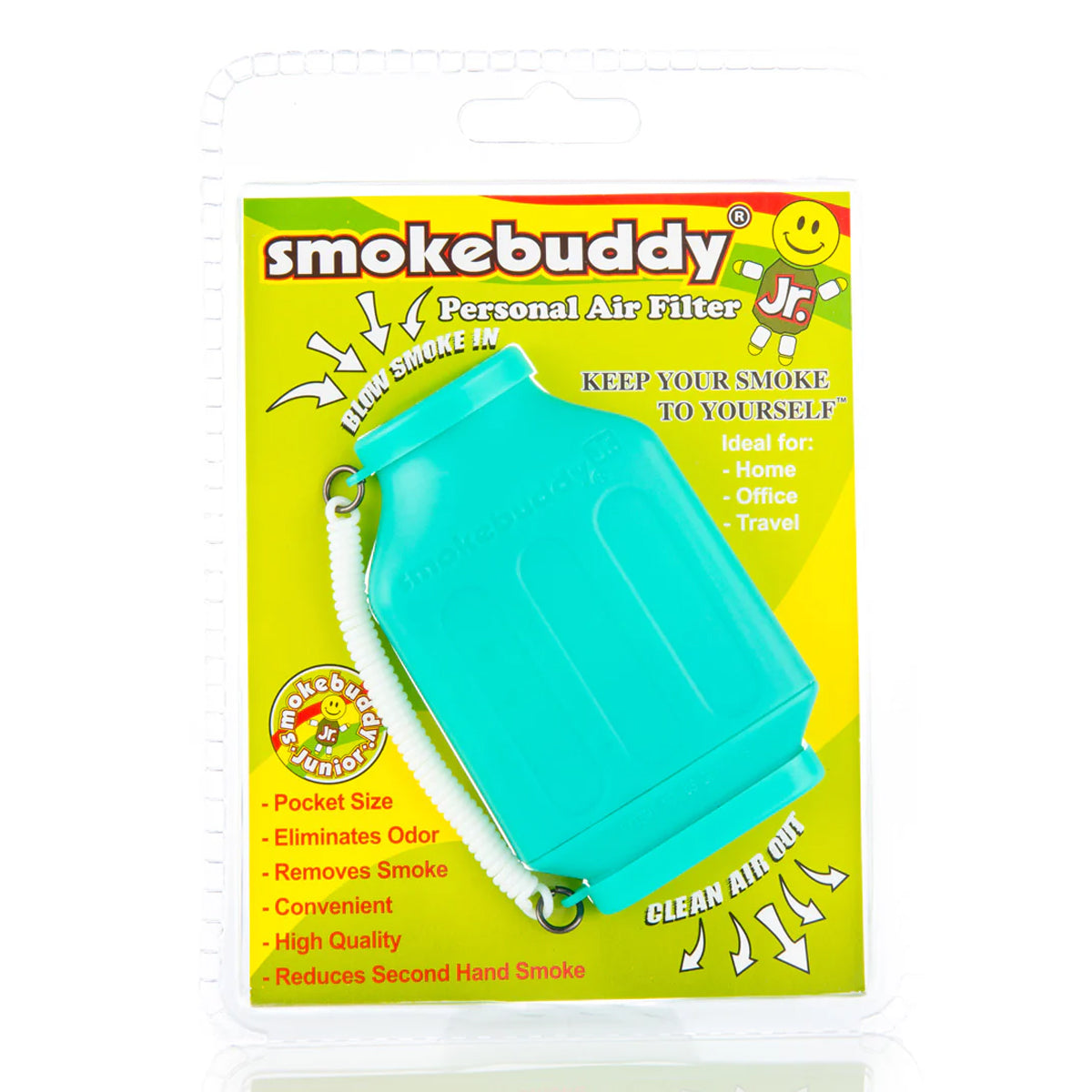 Smoke Buddy | Jr - Teal Biohazard Inc