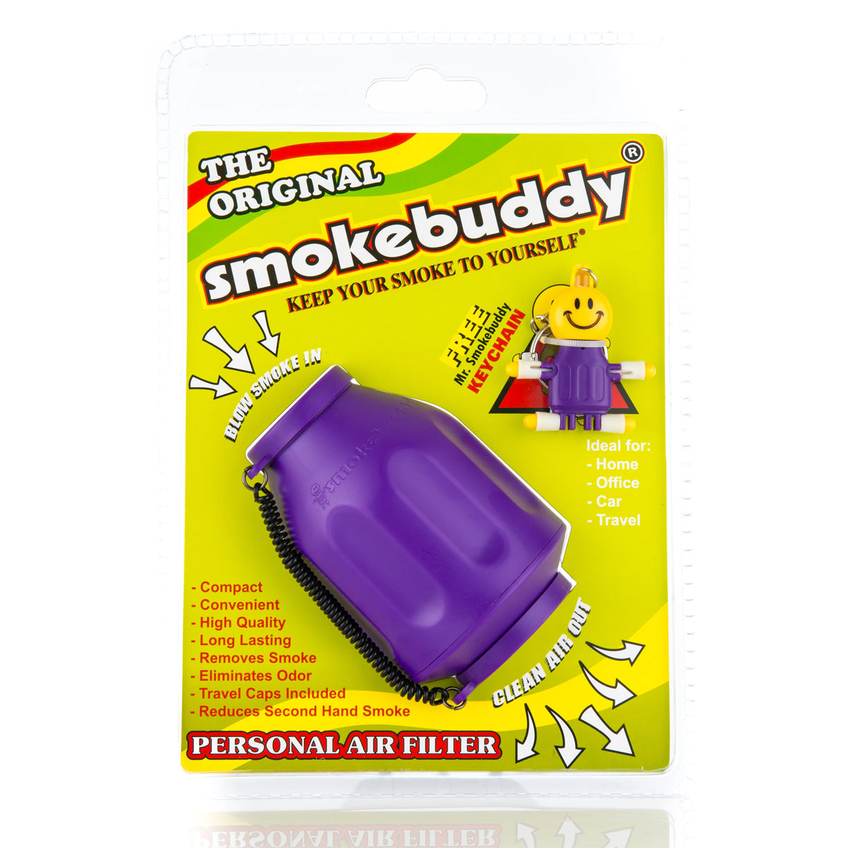 Smoke Buddy | Large - Purple Biohazard Inc