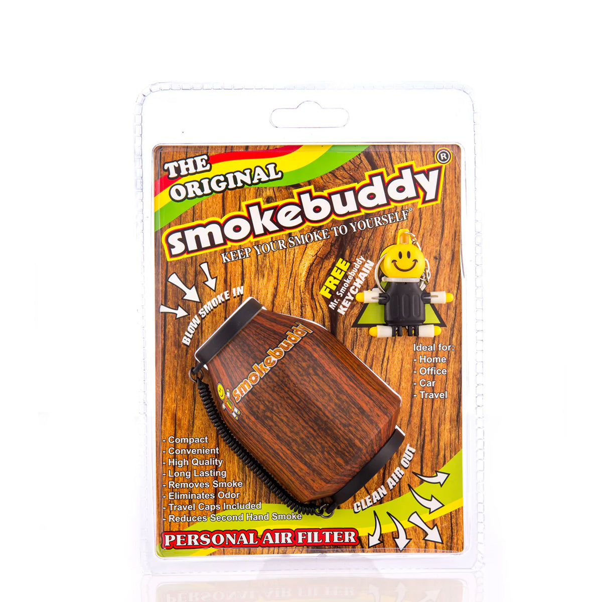 Smoke Buddy | Large - Wood Color Biohazard Inc