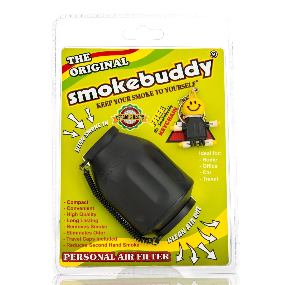 Smoke Buddy | Large - Black Smoke Air Filter Smoke Buddy