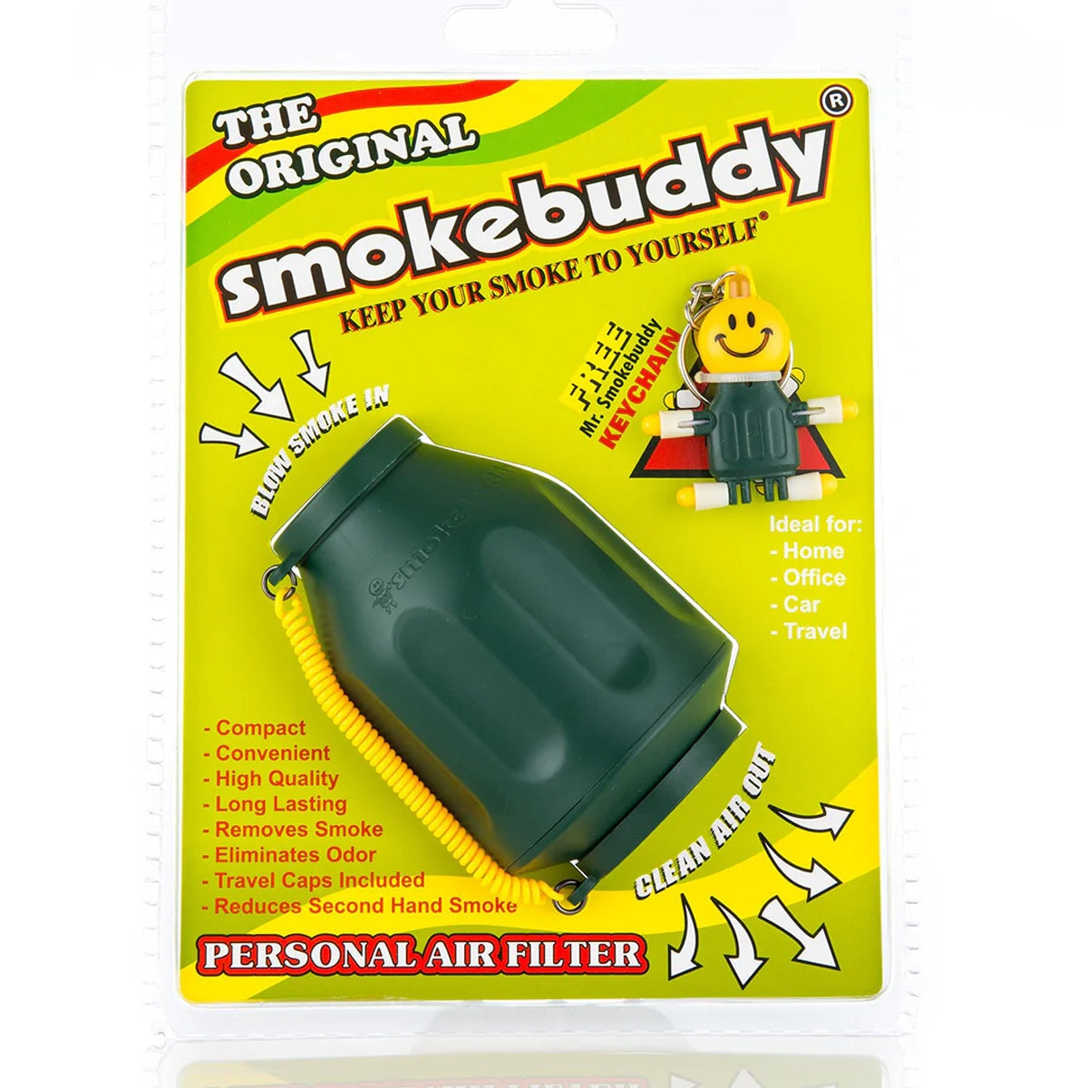 Smoke Buddy | Large - Green Smoke Air Filter Smoke Buddy
