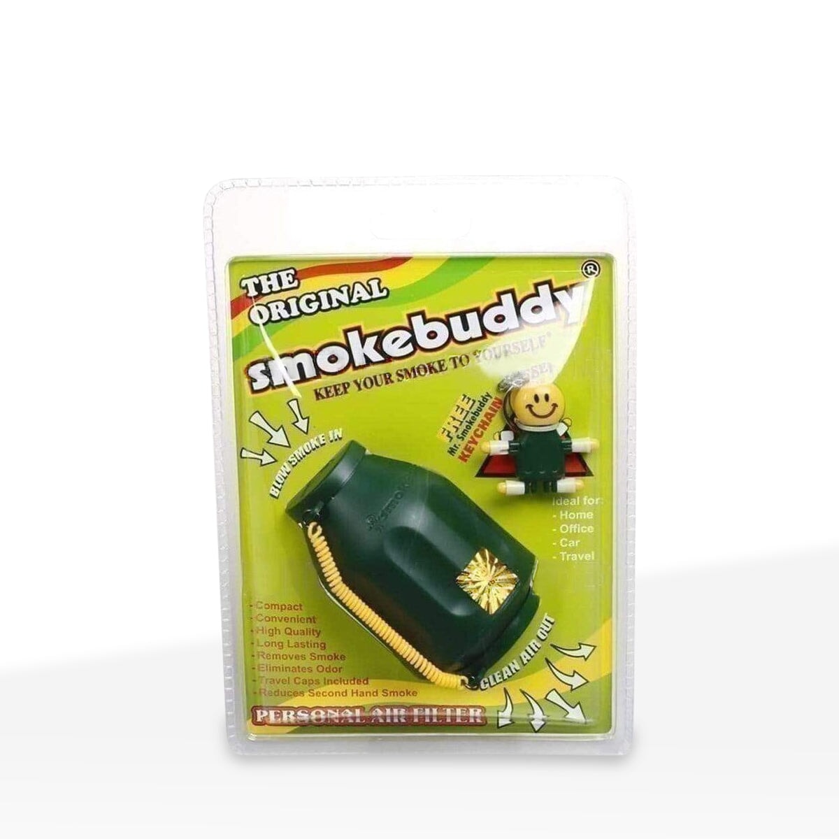 Smoke Buddy | Large - Green Smoke Air Filter Smoke Buddy