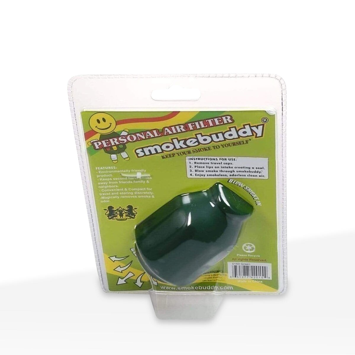 Smoke Buddy | Large - Green Smoke Air Filter Smoke Buddy