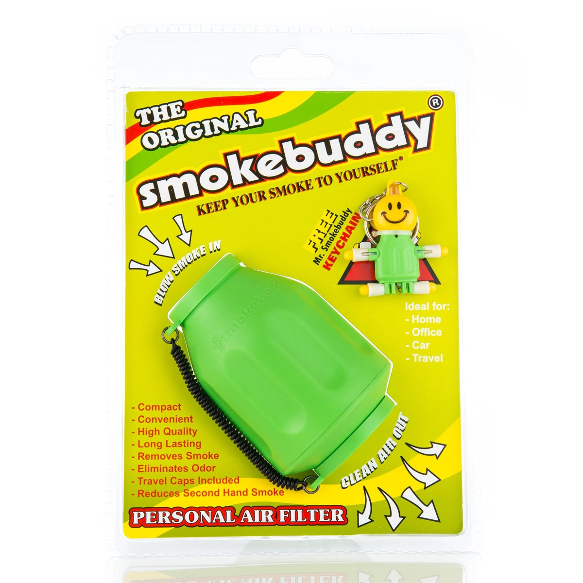 Smoke Buddy | Large - Light Green Smoke Air Filter Smoke Buddy