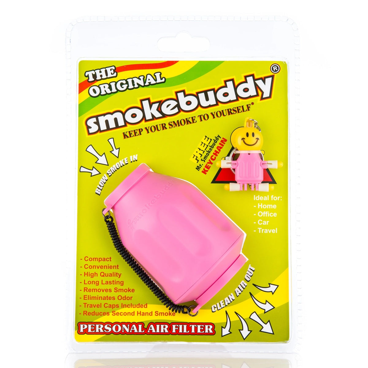 Smoke Buddy | Large - Pink Smoke Air Filter Smoke Buddy
