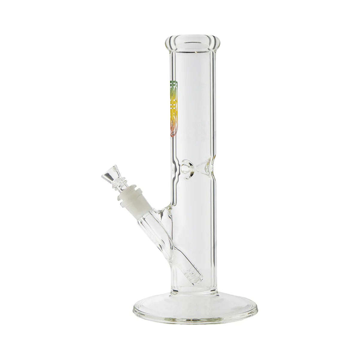 BIO Glass | Classic Straight Water Pipe | 12" - 14mm - Various Colors Glass Bong Biohazard Inc   