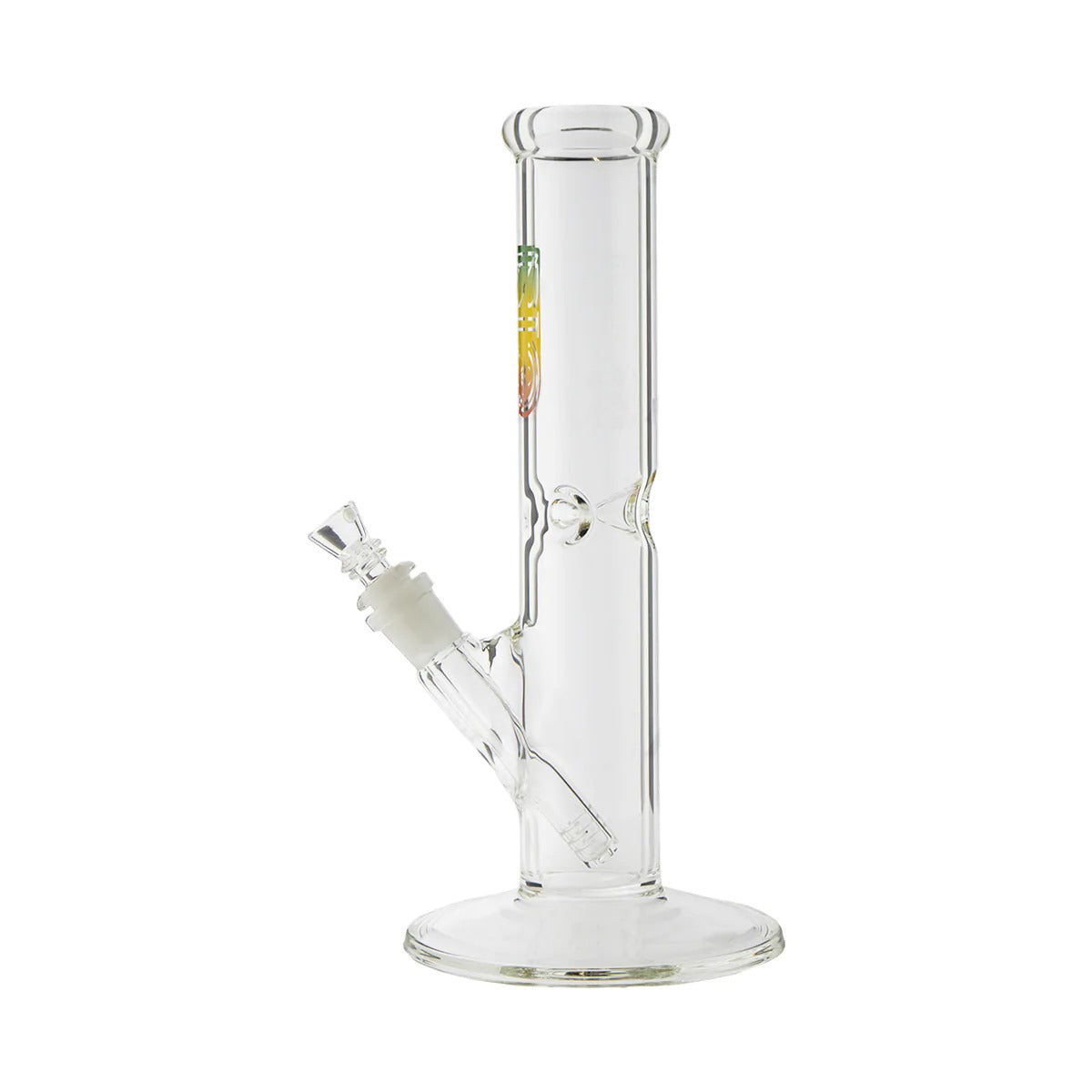 BIO Glass | Classic Straight Water Pipe | 12" - 14mm - Various Colors Glass Bong Biohazard Inc