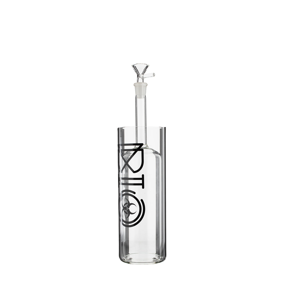 BIO Glass | Gravity Glass Water Pipe | 12" - 14mm - Various Colors Glass Bong Biohazard Inc Black