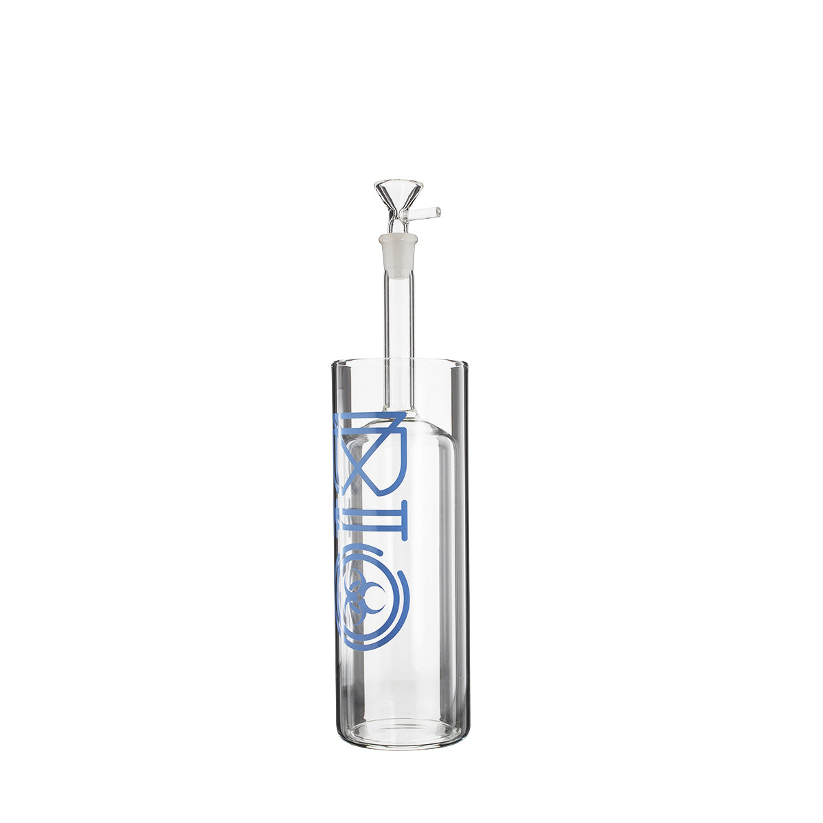 BIO Glass | Gravity Glass Water Pipe | 12" - 14mm - Various Colors Glass Bong Biohazard Inc Blue
