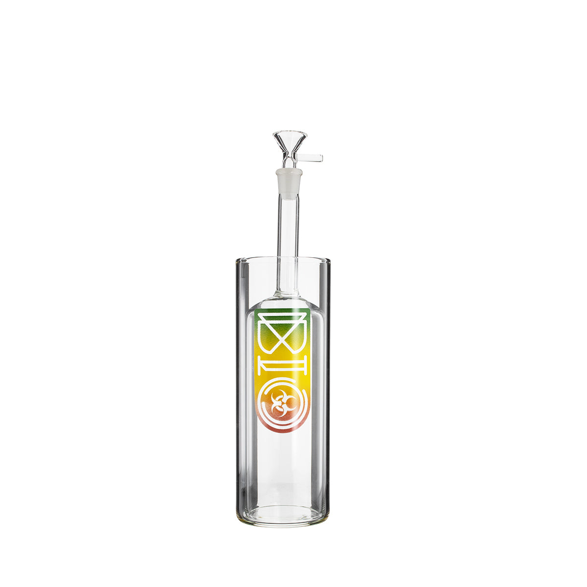 BIO Glass | Gravity Glass Water Pipe | 12" - 14mm - Various Colors Glass Bong Biohazard Inc