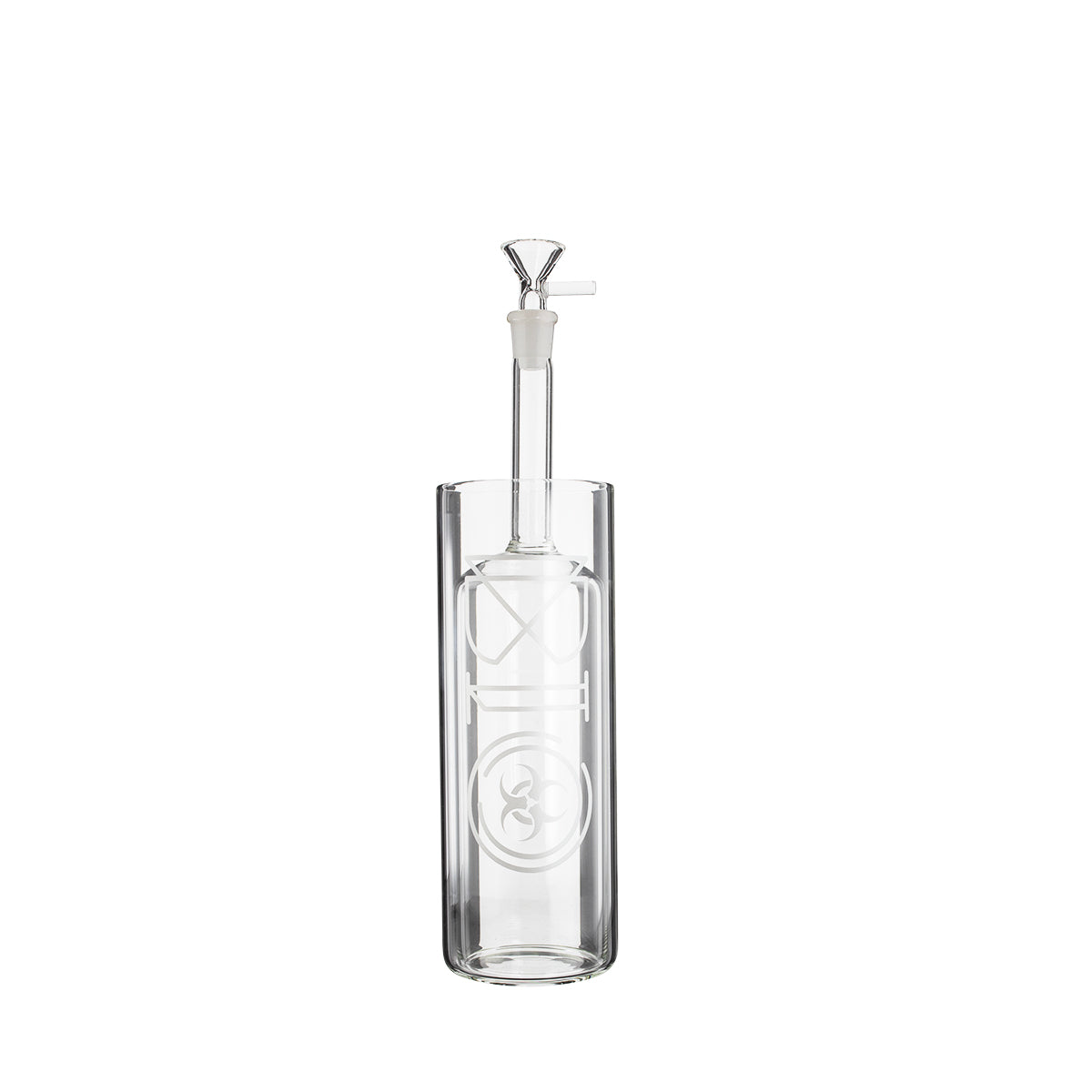 BIO Glass | Gravity Glass Water Pipe | 12" - 14mm - Various Colors Glass Bong Biohazard Inc